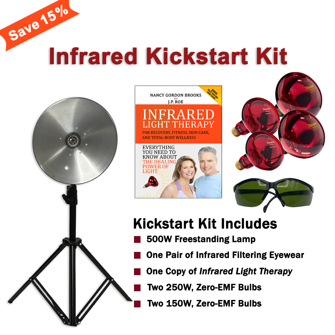 TheraBulb Near Infrared Incandescent Heat Lamp Kickstart Kit-Freestanding