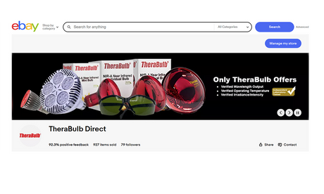 TheraBulb Achieves eBay Top Rated Seller Status