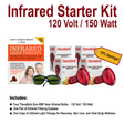 Highest irradiance infrared bulbs