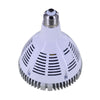 Image showing bottom of LED infrared bulb without base cover. This red light bulb / near infrared bulb emits red light and near infrared energy.  Ideal for use in an infrared sauna.