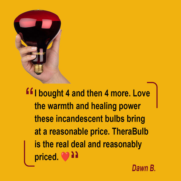 300W zero-EMF incandescent bulb review citing reasonable price and soothing warmth