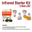 LED infrared bulb for infrared lamps and infrared sauna