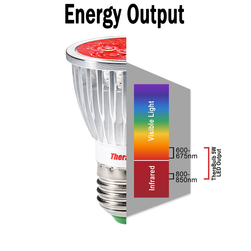 5W Near Infrared LED Bulb Universal Voltage | TheraBulb