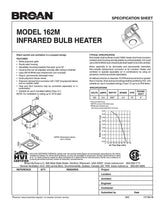 250W Infrared Heater-Ventilation Fan, 1 Bulb