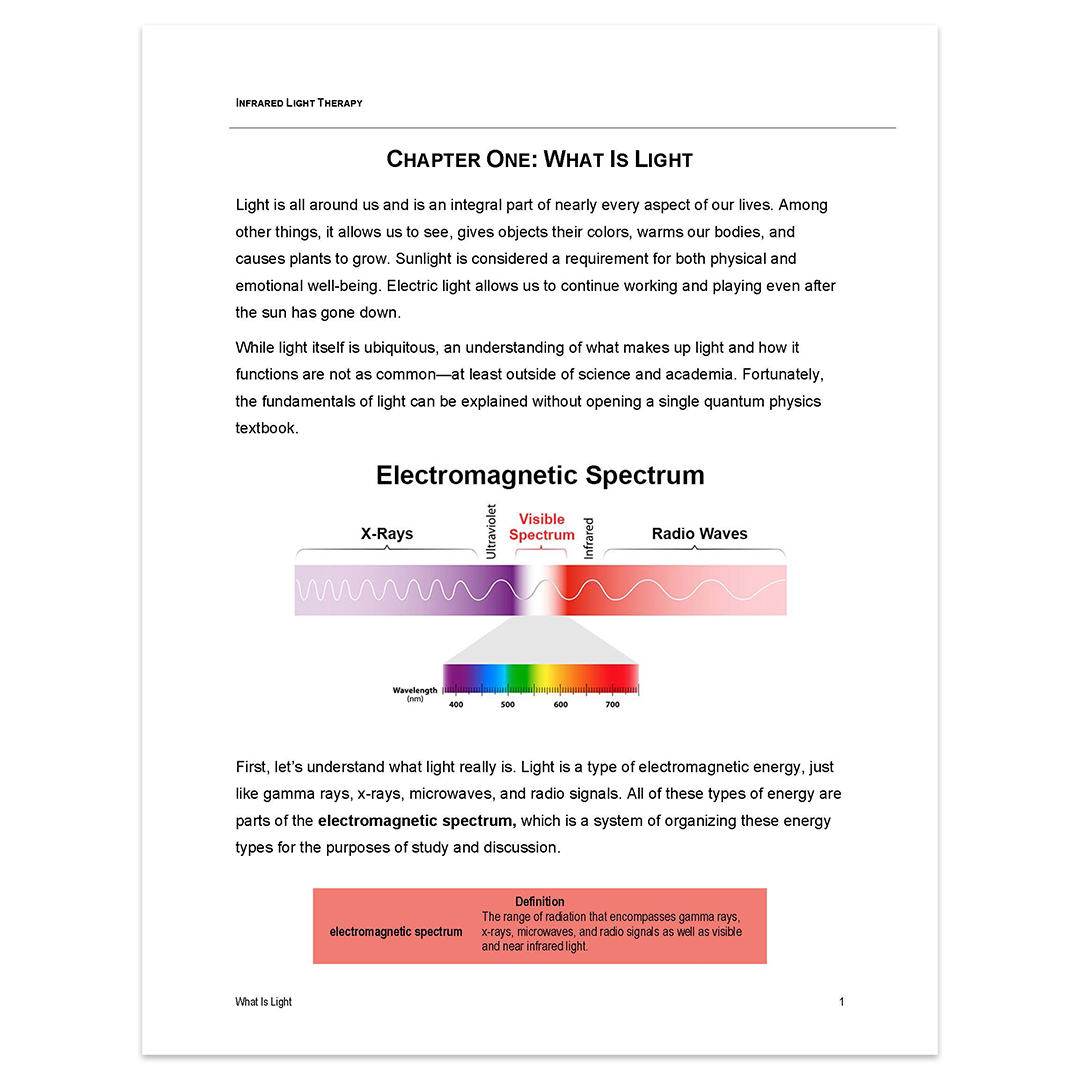 Infrared Light Therapy for Recovery, Fitness, Skin Care, and Total-Body Wellness