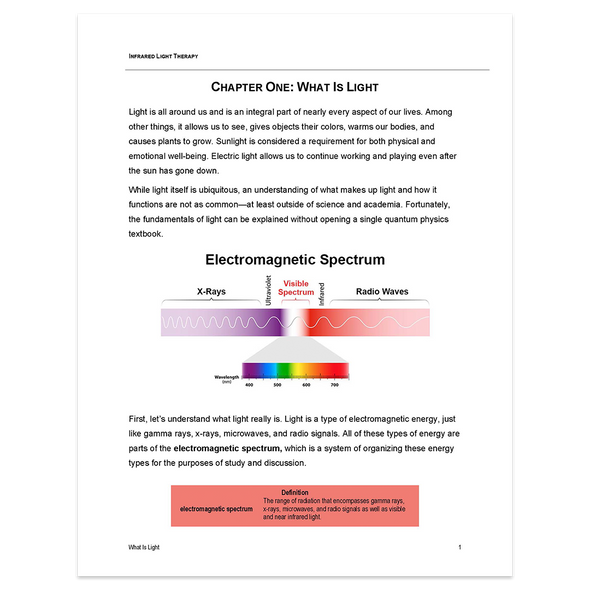 Infrared Light Therapy for Recovery, Fitness, Skin Care, and Total-Body Wellness