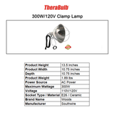 300W Clamp Lamp & TheraBulb 250W Near Infrared Bulb Bundle