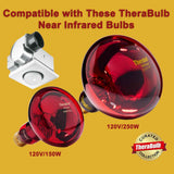 250W Infrared Heater-Ventilation Fan, 1 Bulb