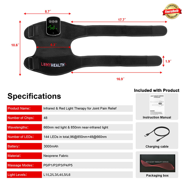 Red Light Multi-Joint Wrap by LumyHealth